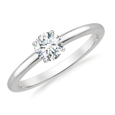 Mirilla saber Los Alpes Solitaire Diamond Ring 0.10ct,18k white-gold - with Best Price at Sophy  Geneva Jewellery